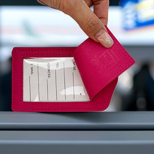 Bookjah PU Leather Luggage Tag - Image 2
