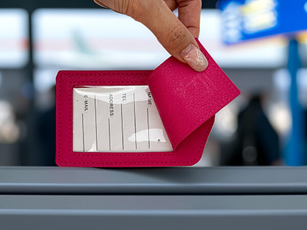 Bookjah PU Leather Luggage Tag - Image 2