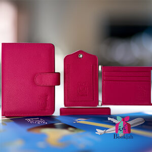 Bookjah Travel Set - Passport Wallet, Card Holder, Passport Cover, and Luggage Tag - Image 2