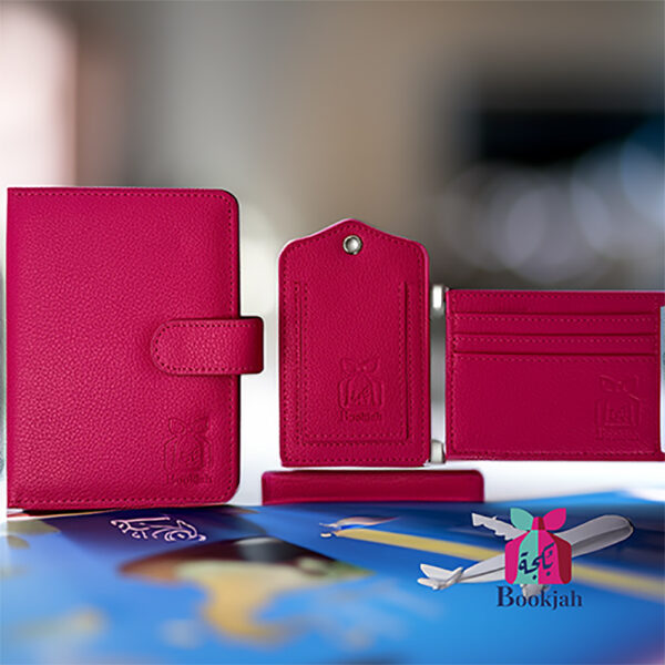 Bookjah Travel Set - Passport Wallet, Card Holder, Passport Cover, and Luggage Tag - Image 2