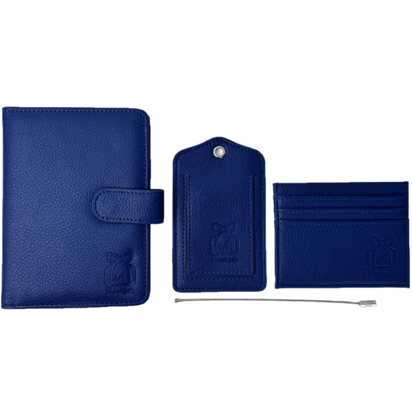 Bookjah Travel Set - Passport Wallet, Card Holder, Passport Cover, and Luggage Tag - Image 11