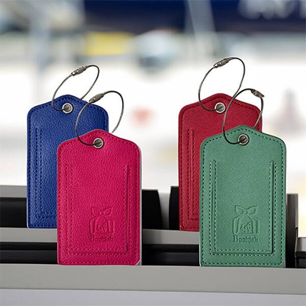 Bookjah PU Leather Luggage Tag - Image 1